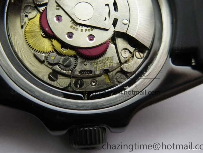 Edition SA3135 Black Black Green Strap Rubber Submariner Best 5GF Ceramic Dial on 40mm 0425